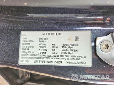 Zdjęcie 13 z 13 samochodu: 2025 TESLA MODEL 3 VIN:5YJ3E1EA1SF054059 - miniatura