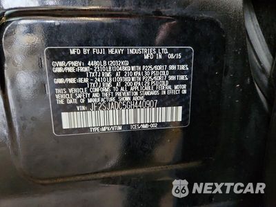 Zdjęcie 13 z 13 samochodu: 2016 SUBARU FORESTER 2.5I PREMIUM VIN:JF2SJADC5GH440907 - miniatura