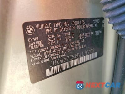 Zdjęcie 13 z 13 samochodu: 2011 BMW X3 XDRIVE35I VIN:5UXWX7C56BLL15102 - miniatura