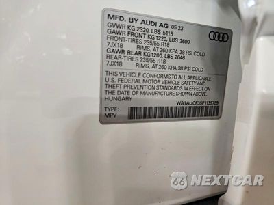 Zdjęcie 14 z 14 samochodu: 2023 AUDI Q3 PREMIUM 40 VIN:WA1AUCF35P1139759 - miniatura