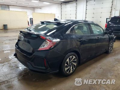 Trzecie zdjęcie samochodu z tyłu: 2019 HONDA CIVIC LX VIN:SHHFK7H38KU216273 - miniatura