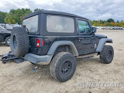 Trzecie zdjęcie samochodu z tyłu: 2018 JEEP WRANGLER SPORT VIN:1C4GJXAG4JW170263 - miniatura