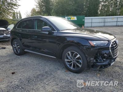 Czwarte zdjęcie samochodu z boku: 2021 AUDI Q5 PREMIUM VIN:WA1AAAFY4M2102135 - miniatura