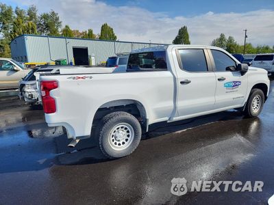 Trzecie zdjęcie samochodu z tyłu: 2022 CHEVROLET SILVERADO LTD K1500 VIN:1GCPYAEKXNZ161398 - miniatura
