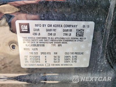Zdjęcie 13 z 13 samochodu: 2020 BUICK ENCORE PREFERRED VIN:KL4CJASB9LB018188 - miniatura