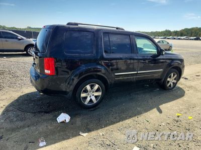 Trzecie zdjęcie samochodu z tyłu: 2013 HONDA PILOT TOURING VIN:5FNYF4H94DB015572 - miniatura