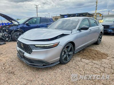 2023 HONDA ACCORD HYBRID SPORT 1HGCY2F54PA012842 - główne zdjęcie licytacji z USA - miniatura