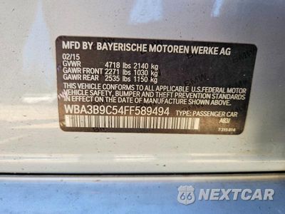 Zdjęcie 12 z 12 samochodu: 2015 BMW 335 XI VIN:WBA3B9C54FF589494 - miniatura