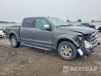 Czwarte zdjęcie samochodu z boku: 2015 FORD F150 SUPERCREW VIN:1FTEW1EP3FKD14609 - miniatura