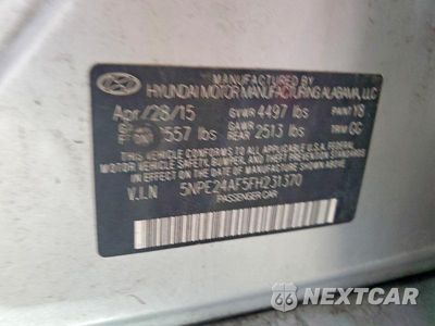 Zdjęcie 12 z 12 samochodu: 2015 HYUNDAI SONATA SE VIN:5NPE24AF5FH231370 - miniatura