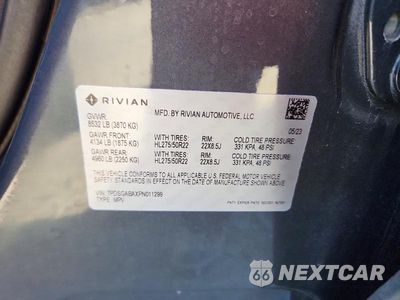 Zdjęcie 13 z 13 samochodu: 2023 RIVIAN R1S ADVENTURE VIN:7PDSGABAXPN011299 - miniatura