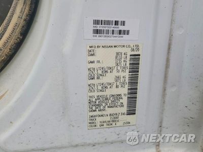 Zdjęcie 13 z 13 samochodu: 2020 NISSAN NV 1500 SV VIN:1N6BF0KM2LN809236 - miniatura