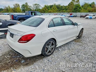 Trzecie zdjęcie samochodu z tyłu: 2016 MERCEDES-BENZ C 300 4MATIC VIN:55SWF4KB8GU134182 - miniatura