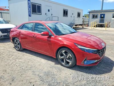 Czwarte zdjęcie samochodu z boku: 2023 HYUNDAI ELANTRA LIMITED VIN:KMHLP4AG9PU480002 - miniatura