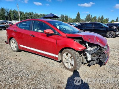 Czwarte zdjęcie samochodu z boku: 2013 HYUNDAI ELANTRA GLS VIN:KMHDH4AE9DU733475 - miniatura