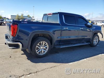 Trzecie zdjęcie samochodu z tyłu: 2021 GMC SIERRA K1500 SLT VIN:3GTU9DED3MG379040 - miniatura