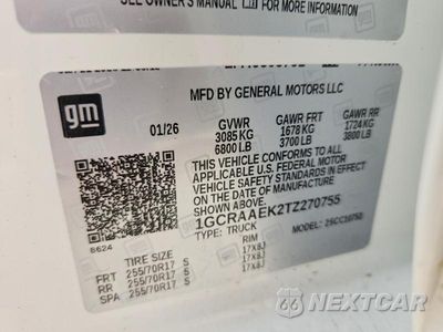 Zdjęcie 13 z 13 samochodu: 2026 CHEVROLET SILVERADO C1500 VIN:1GCRAAEK2TZ270755 - miniatura