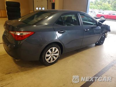 Trzecie zdjęcie samochodu z tyłu: 2014 TOYOTA COROLLA LE VIN:2T1BURHE1EC017324 - miniatura