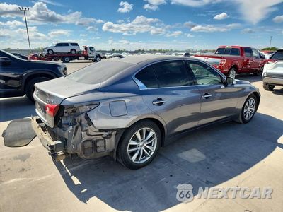 Trzecie zdjęcie samochodu z tyłu: 2015 INFINITI Q50 BASE VIN:JN1BV7APXFM348066 - miniatura