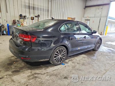 Trzecie zdjęcie samochodu z tyłu: 2016 VOLKSWAGEN JETTA SPORT VIN:3VWD17AJ9GM411321 - miniatura