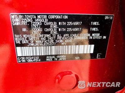 Zdjęcie 13 z 13 samochodu: 2018 TOYOTA RAV4 HYBRID LE VIN:JTMRJREV6JD253377 - miniatura