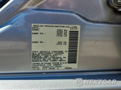 Zdjęcie 13 z 13 samochodu: 2022 NISSAN ALTIMA SR VIN:1N4BL4CVXNN308310 - miniatura