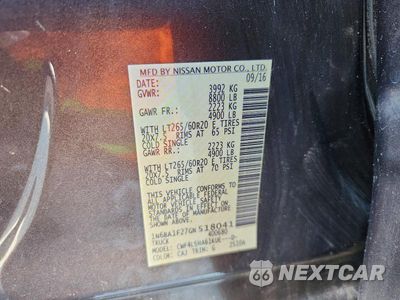 Zdjęcie 13 z 13 samochodu: 2016 NISSAN TITAN XD SV VIN:1N6BA1F27GN518041 - miniatura