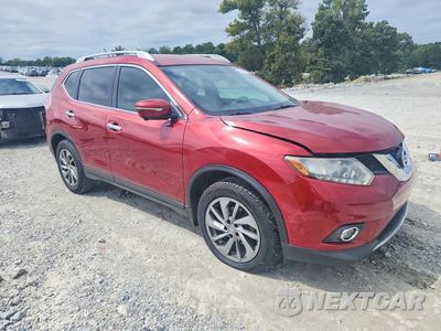 Czwarte zdjęcie samochodu z boku: 2015 NISSAN ROGUE SL VIN:5N1AT2MT1FC854817 - miniatura