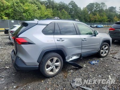 Trzecie zdjęcie samochodu z tyłu: 2021 TOYOTA RAV4 HYBRID XLE PREMIUM VIN:JTMB6RFV3MD039419 - miniatura