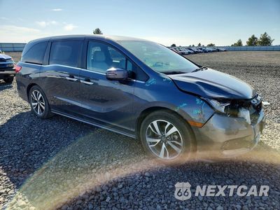Czwarte zdjęcie samochodu z boku: 2023 HONDA ODYSSEY TOURING VIN:5FNRL6H86PB030014 - miniatura