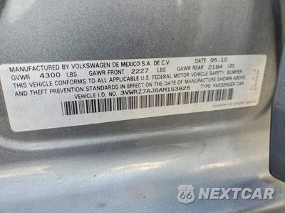 Zdjęcie 12 z 12 samochodu: 2010 VOLKSWAGEN JETTA SE VIN:3VWRZ7AJ0AM153826 - miniatura