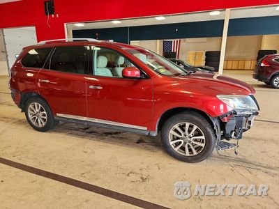 Czwarte zdjęcie samochodu z boku: 2014 NISSAN PATHFINDER SL VIN:5N1AR2MM0EC622280 - miniatura