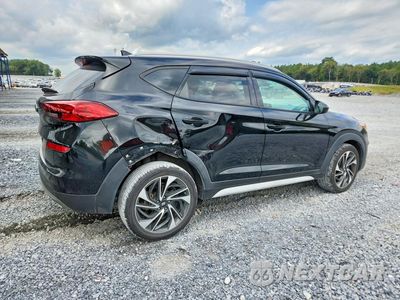 Trzecie zdjęcie samochodu z tyłu: 2021 HYUNDAI TUCSON SPORT VIN:KM8J33AL4MU328117 - miniatura
