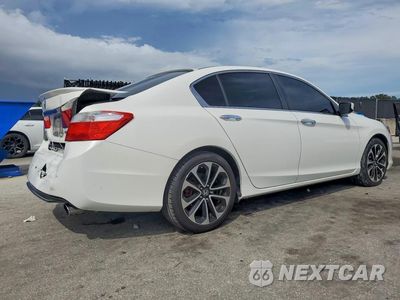 Trzecie zdjęcie samochodu z tyłu: 2014 HONDA ACCORD SPORT VIN:1HGCR2F59EA281171 - miniatura
