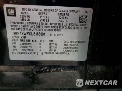 Zdjęcie 14 z 14 samochodu: 2018 CHEVROLET EQUINOX PREMIER VIN:2GNAXWEX3J6165081 - miniatura