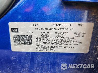Zdjęcie 12 z 12 samochodu: 2019 CHEVROLET CRUZE LT VIN:1G1BE5SM9K7107137 - miniatura