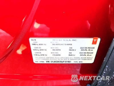 Zdjęcie 12 z 12 samochodu: 2018 TESLA MODEL X VIN:5YJXCDE28JF101961 - miniatura