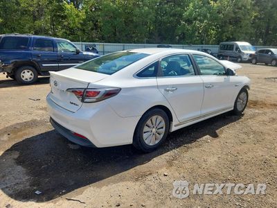 Trzecie zdjęcie samochodu z tyłu: 2016 HYUNDAI SONATA HYBRID SE VIN:KMHE24L11GA039241 - miniatura