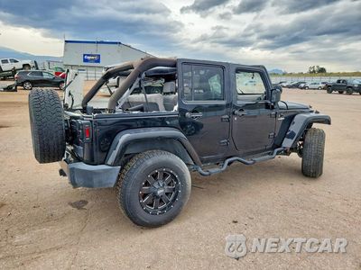Trzecie zdjęcie samochodu z tyłu: 2008 JEEP WRANGLER UNLIMITED SAHARA VIN:1J4GA59178L512637 - miniatura