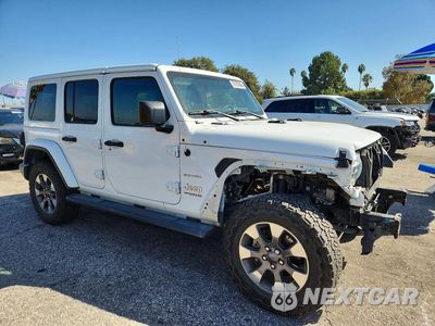 Czwarte zdjęcie samochodu z boku: 2018 JEEP WRANGLER UNLIMITED SAHARA VIN:1C4HJXEG9JW269563 - miniatura
