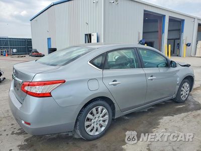 Trzecie zdjęcie samochodu z tyłu: 2014 NISSAN SENTRA S VIN:3N1AB7AP8EY225396 - miniatura