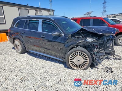 Czwarte zdjęcie samochodu z boku: 2021 MERCEDES-BENZ GLS MERCEDES-MAYBACH GLS600 4M VIN:4JGFF8HB9MA525101 - miniatura