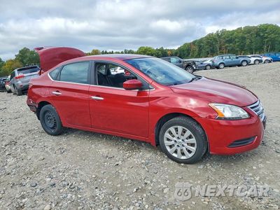 Czwarte zdjęcie samochodu z boku: 2014 NISSAN SENTRA S VIN:3N1AB7AP6EY269736 - miniatura