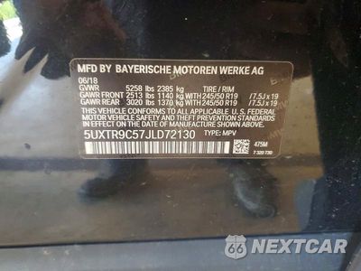 Zdjęcie 13 z 13 samochodu: 2018 BMW X3 XDRIVE30I VIN:5UXTR9C57JLD72130 - miniatura