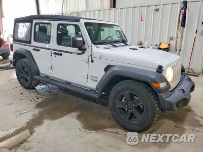 Czwarte zdjęcie samochodu z boku: 2019 JEEP WRANGLER UNLIMITED SPORT VIN:1C4HJXDG8KW665759 - miniatura