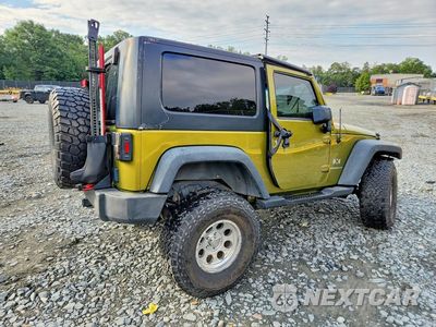Trzecie zdjęcie samochodu z tyłu: 2007 JEEP WRANGLER X VIN:1J4FA24107L200188 - miniatura