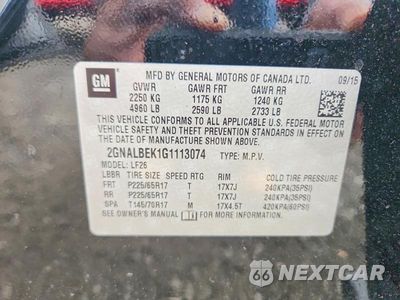 Zdjęcie 13 z 13 samochodu: 2016 CHEVROLET EQUINOX LS VIN:2GNALBEK1G1113074 - miniatura