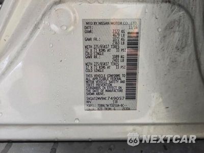 Zdjęcie 13 z 13 samochodu: 2017 NISSAN ROGUE SV VIN:5N1AT2MV9HC749057 - miniatura