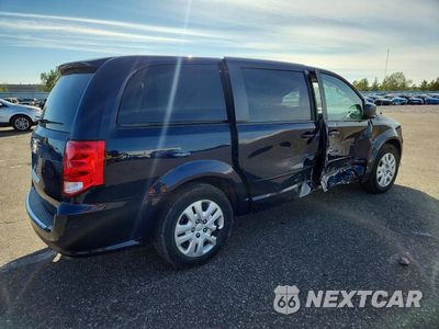 Trzecie zdjęcie samochodu z tyłu: 2016 DODGE GRAND CARAVAN SE VIN:2C4RDGBG9GR235981 - miniatura