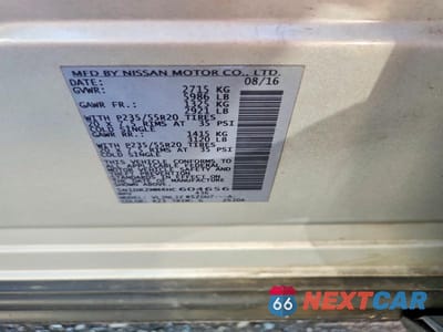 Zdjęcie 13 z 13 samochodu: 2017 NISSAN PATHFINDER S VIN:5N1DR2MM4HC604656 - miniatura